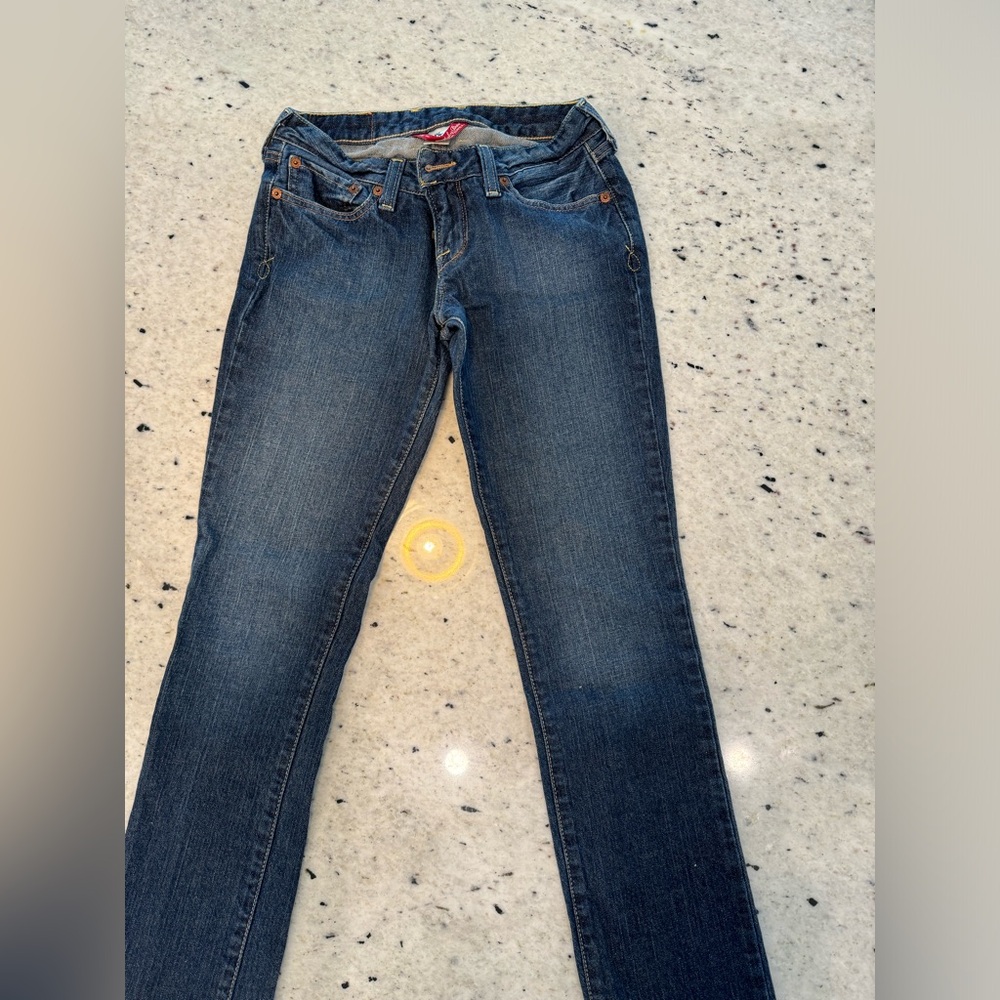 Size 0 lucky brand straight leg jeans